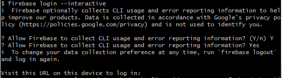 Firebase -bash: firebase: command not found – Windows